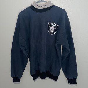 true vintage raiders crew neck